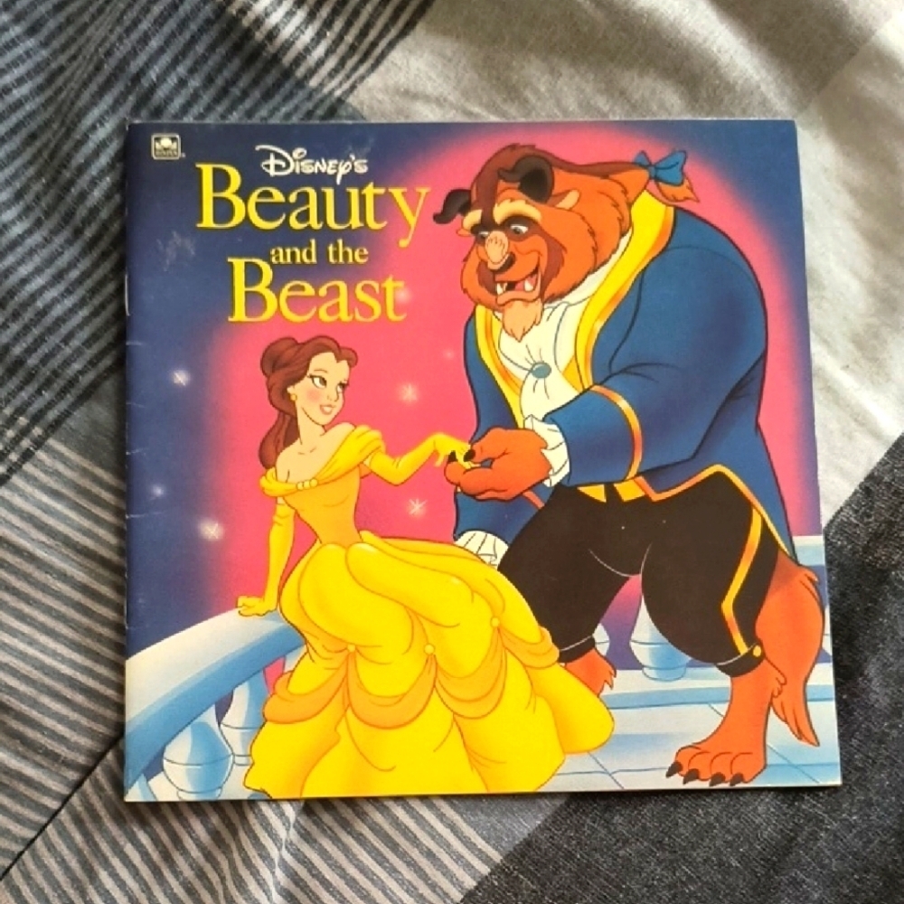 Disney's Beauty and the Beast Vintage Print 1992 First Edition